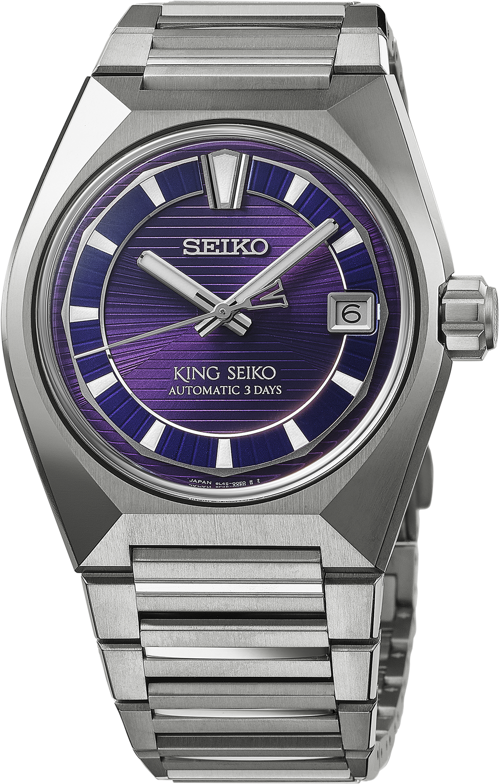 Seiko King Seiko VANAC HKF001 Titanium Purple Dial Automatic Watch