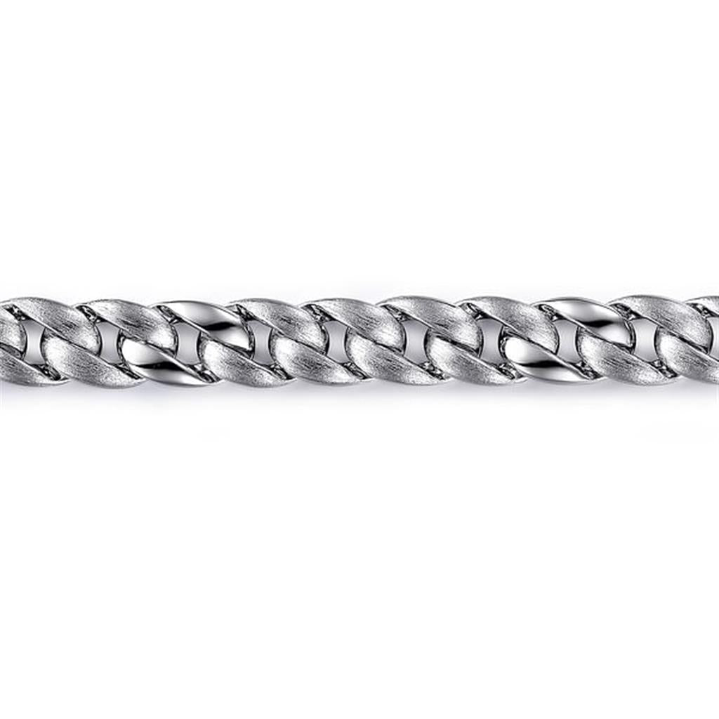 925 Sterling Silver Cuban Link Chain Bracelet