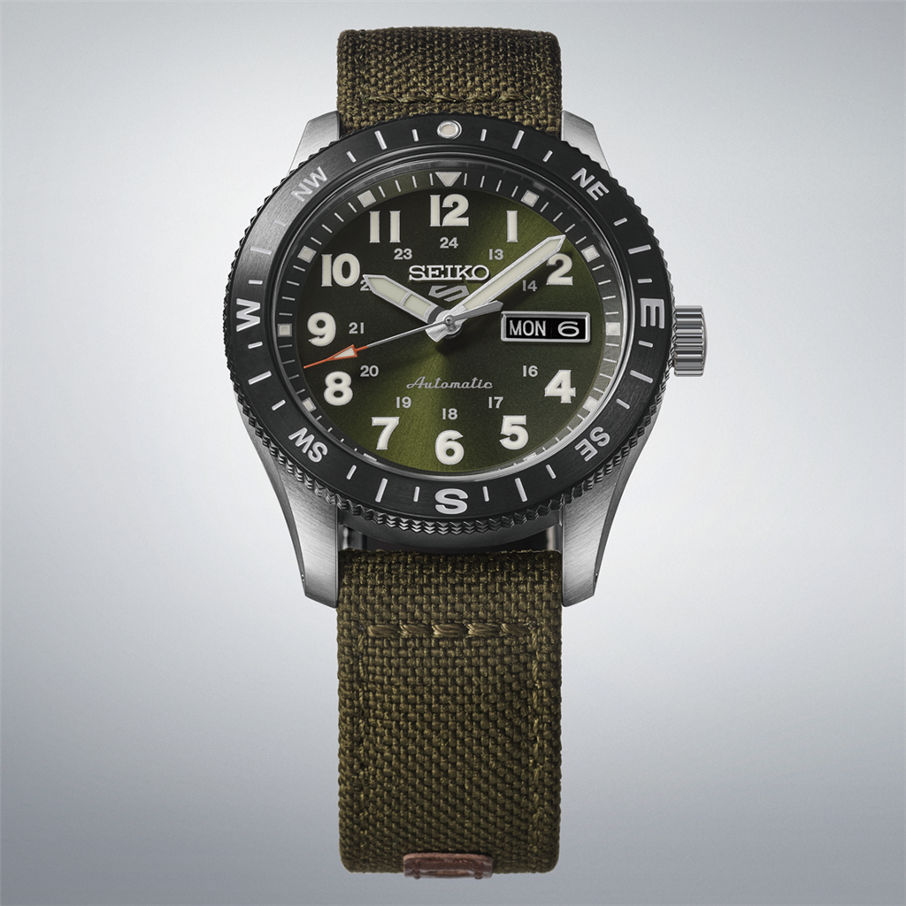 Seiko 5 Sports Field Series HDB008 41mm Green Dial Automatic Watch