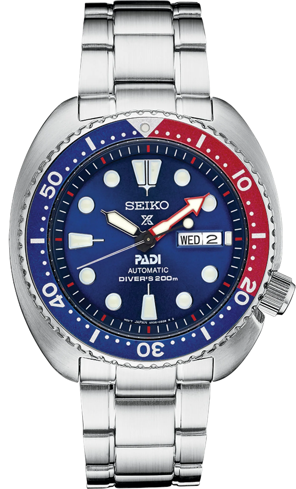 Seiko Prospex “Turtle” PADI Special Edition Diver’s Watch – Model SRPE99