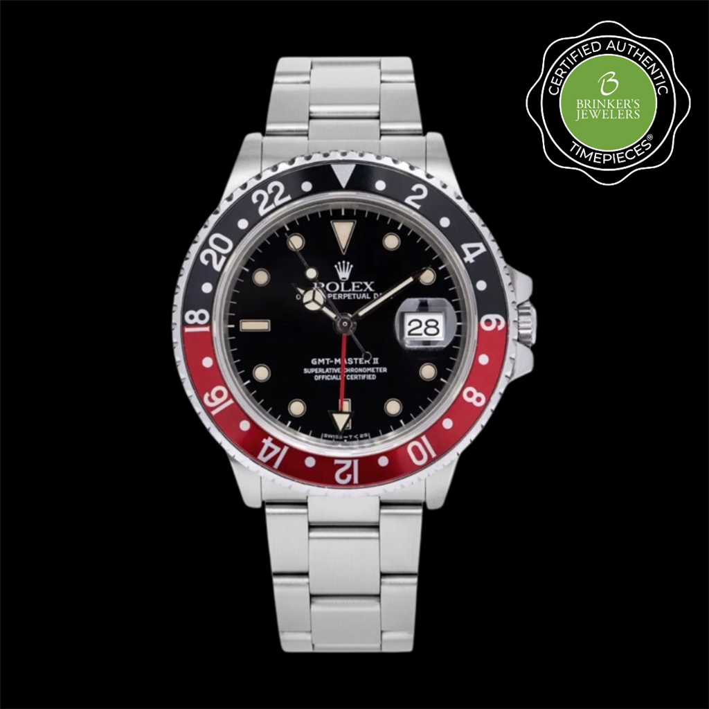 Certified Authentic Rolex Oyster Perpetual GMT-Master II