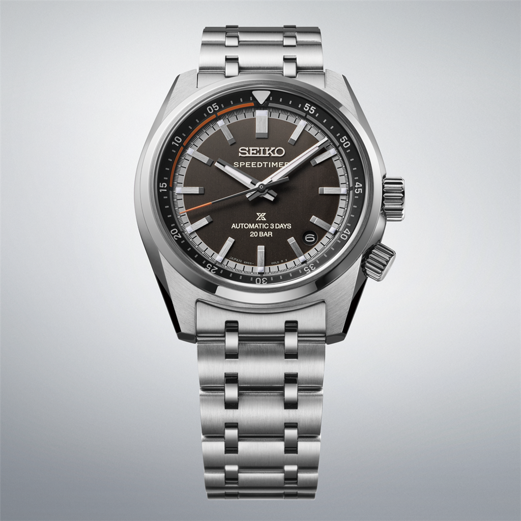 Seiko Prospex Speedtimer SPB515 Stainless Steel Black Dial Watch