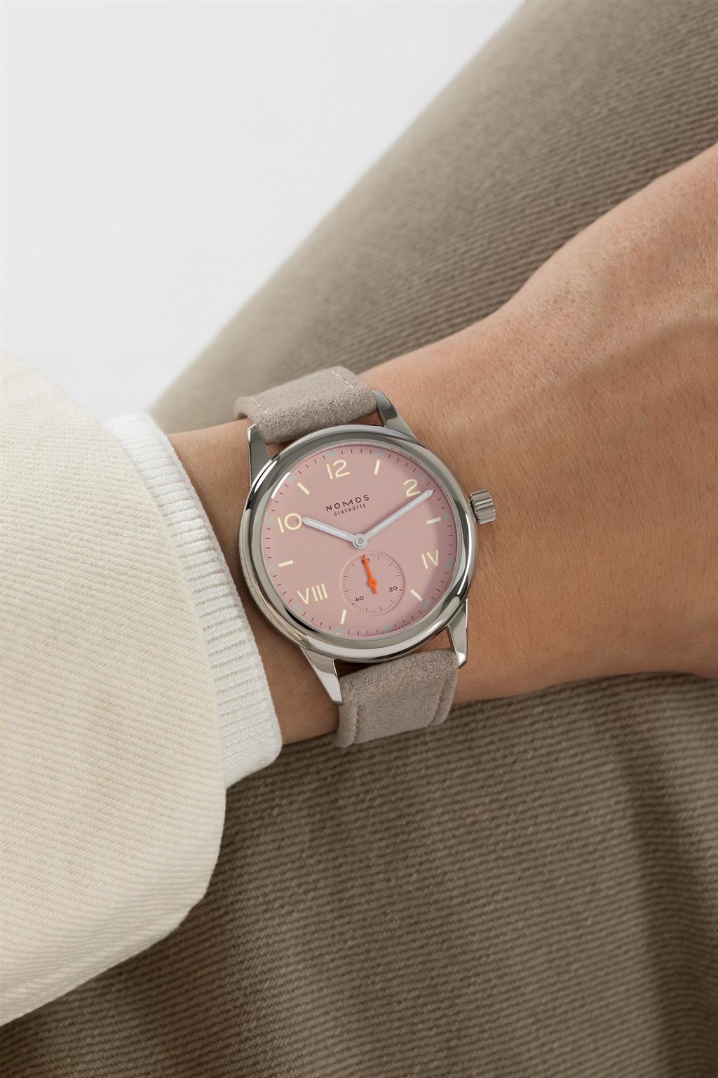 Club Campus Full Rose 36mm Manual Wind Pink Dial Watch 706.GB