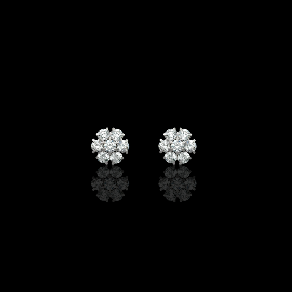 Eternity Diamond Bloom Earrings