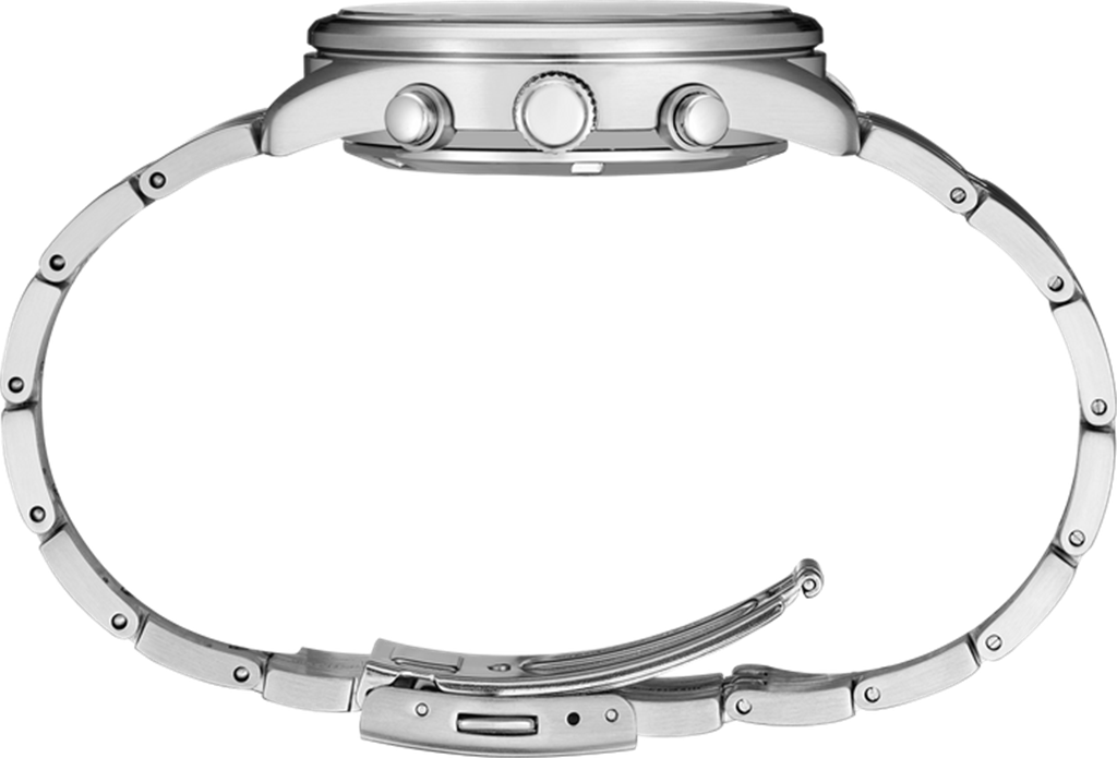 Seiko Chronograph SSB479 41.5mm Stainless Steel Black Dial Watch