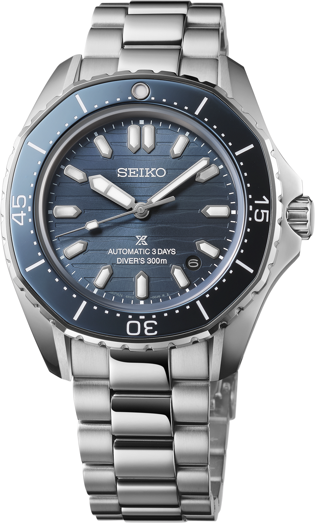 Seiko Prospex SPB483J1 Stainless Steel Blue Dial Diverās Watch