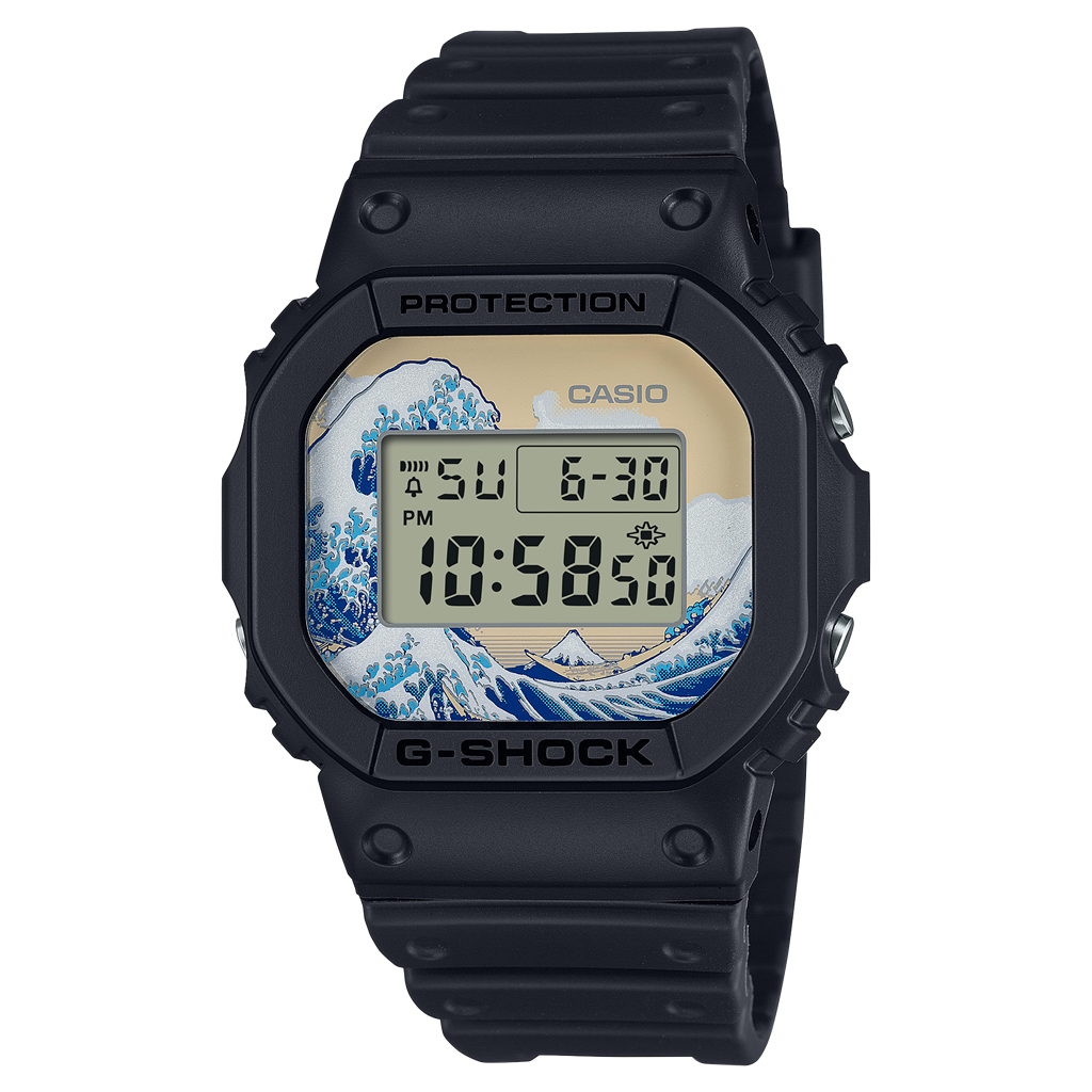 G-Shock DW-5600KHK-25-1 Hokusai “The Great Wave” Limited Edition Watch
