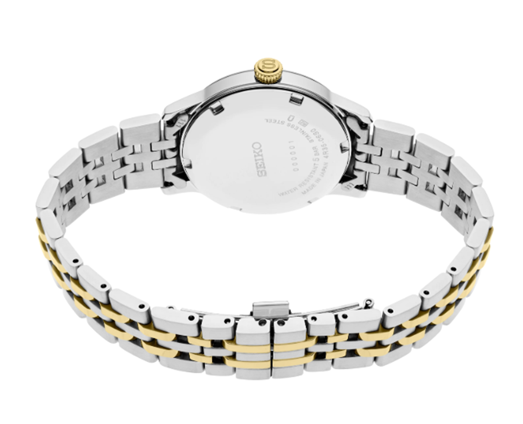 Seiko Presage Two-Tone Champagne Diamond Dial Watch – Ref. SRPL64