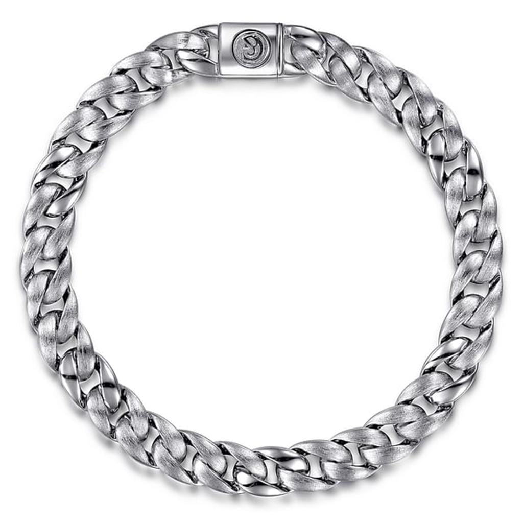 925 Sterling Silver Cuban Link Chain Bracelet