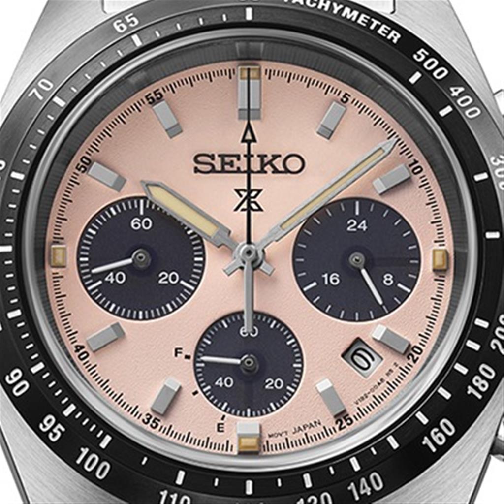 Prospex Speedtimer SSC963 Solar Chronograph Pink Dial Watch