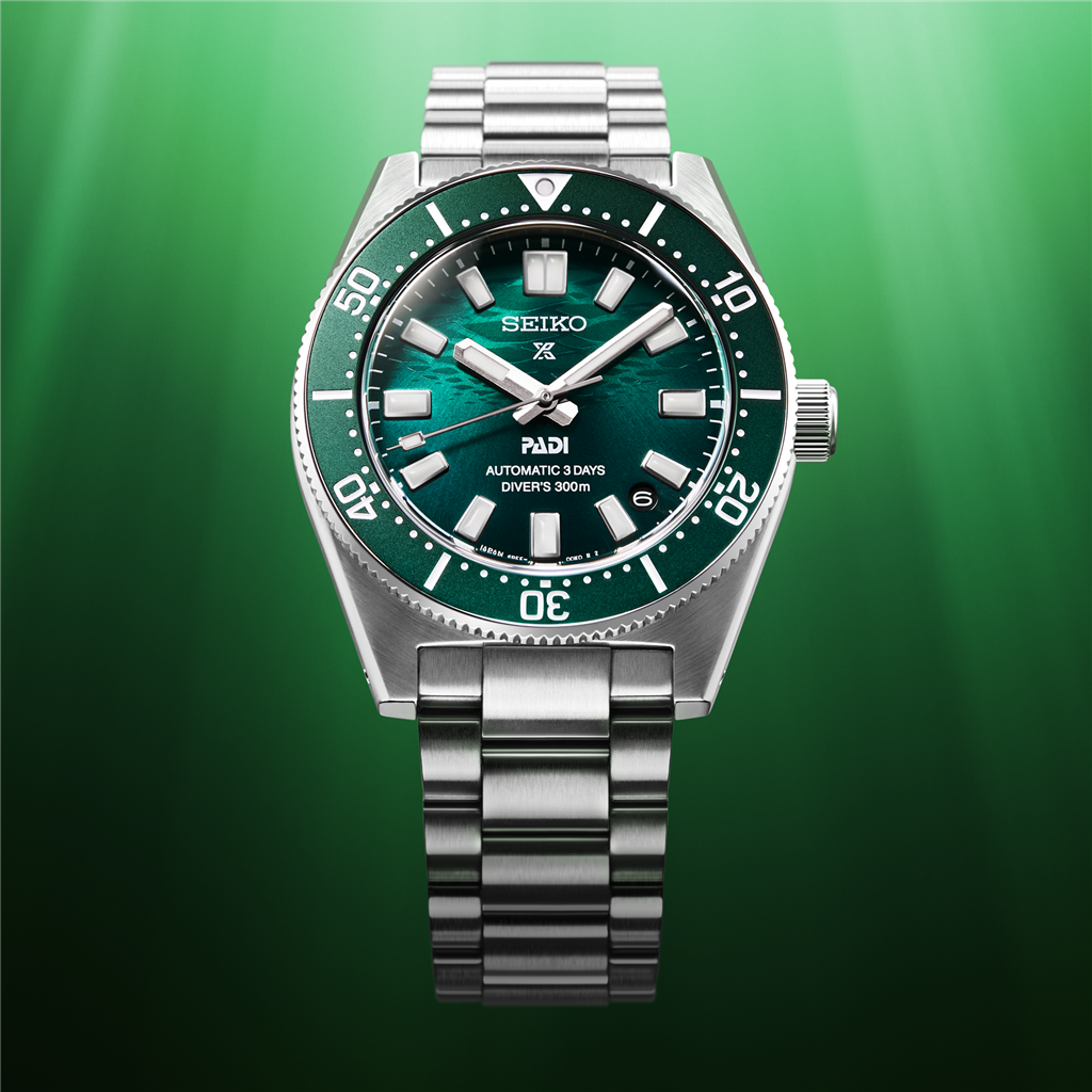 Seiko Prospex Luxe 1965 SPB501 40mm Stainless Steel Green Dial Automatic Diver Watch
