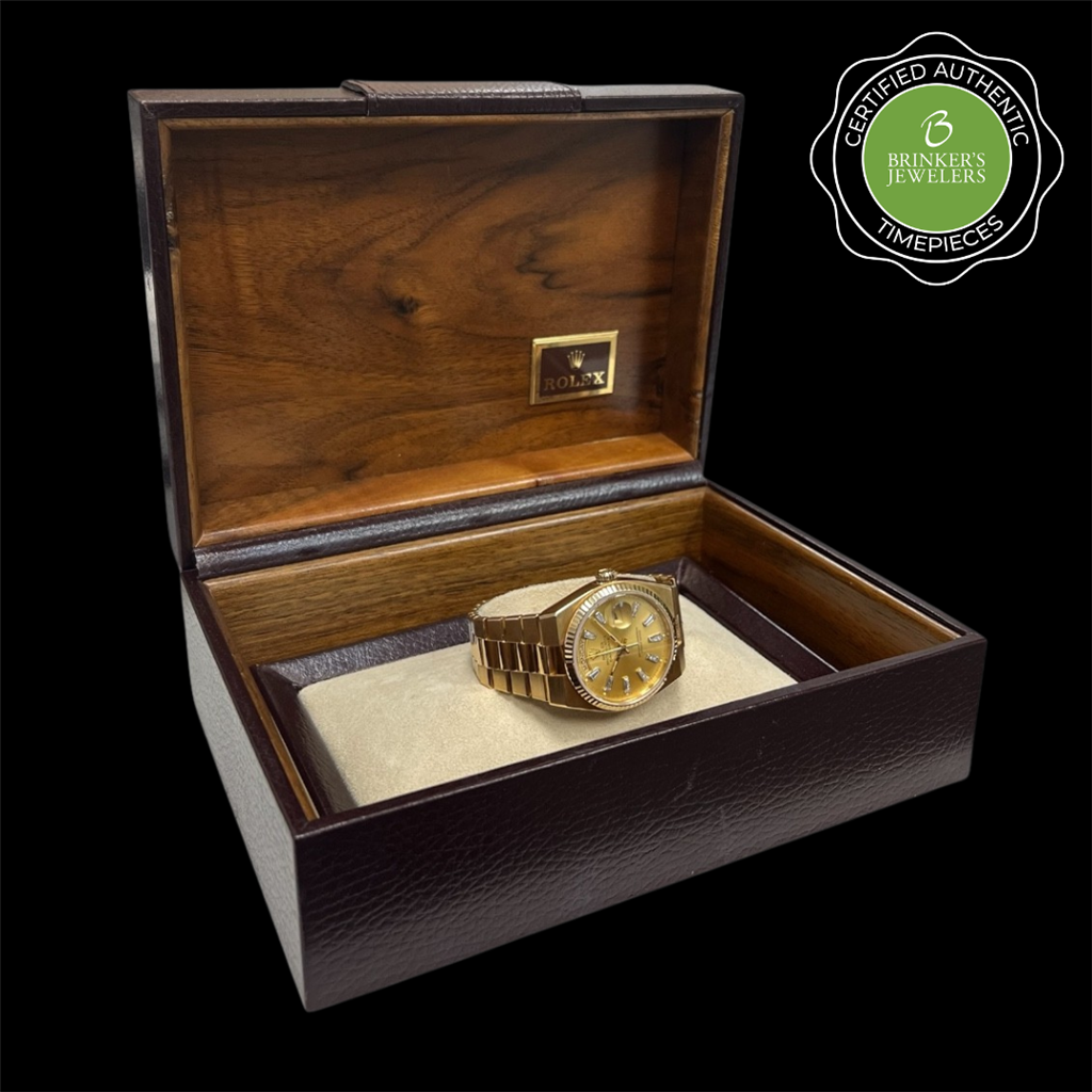 Certified Authentic Rolex Oyster Quartz Day-Date 36