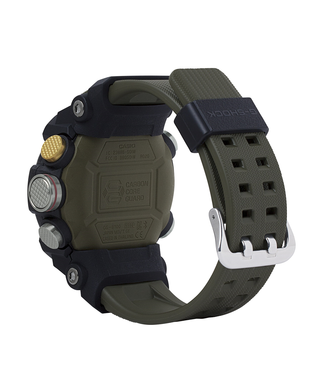 Carbon Fiber/Green Resin Mudmaster G-Shock Watch