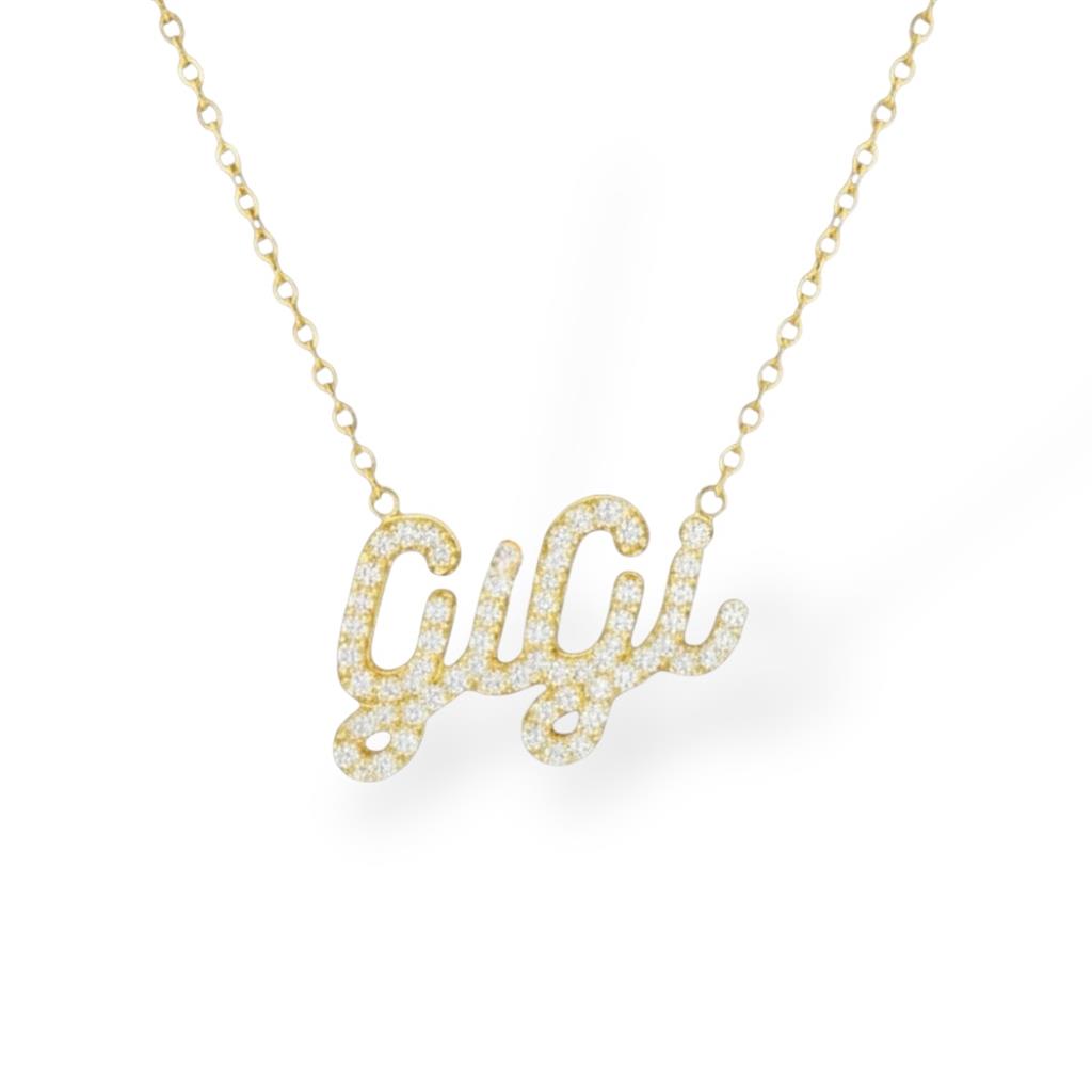14KT Yellow Gold "Gigi" Diamond Necklace