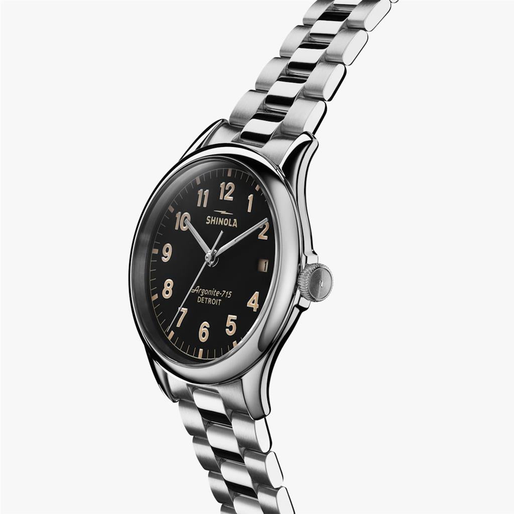 Shinola THE VINTON 38MM S0120141278 - closer view