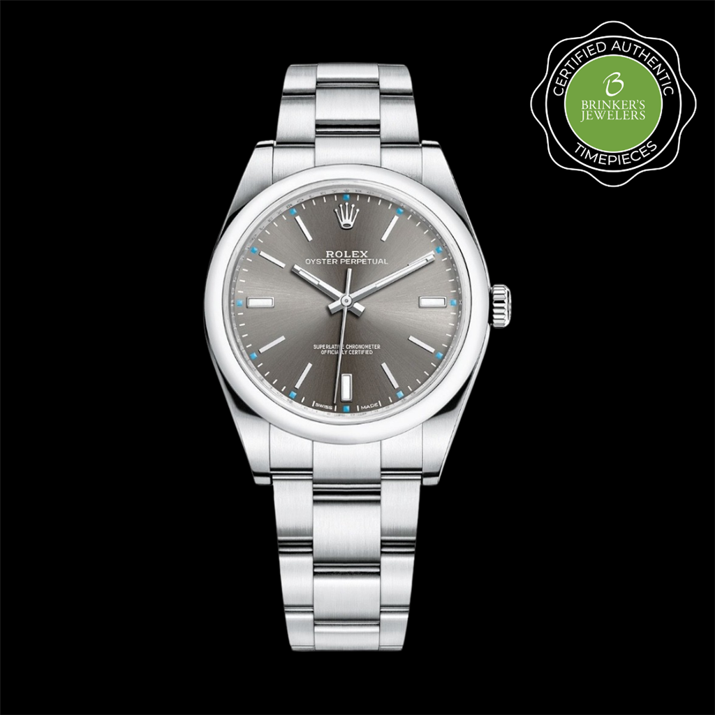 Certified Authentic Rolex Oyster Perpetual 39