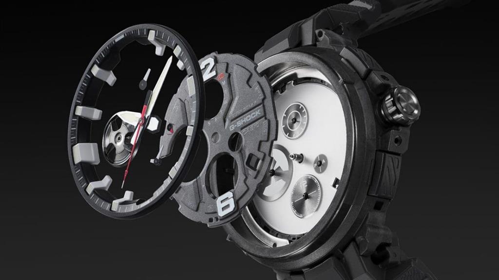 G-Shock Stainless Steel Black Index/Arabic Dial Master Of G - Air Gravitymaster Watch