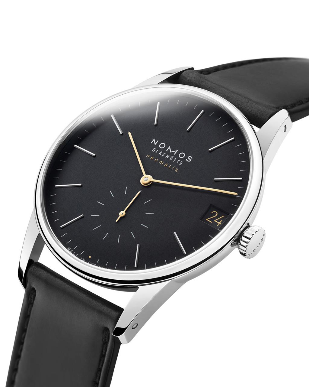 Nomos Glashütte 366 Orion Neomatik 41 Date New Black Watch
