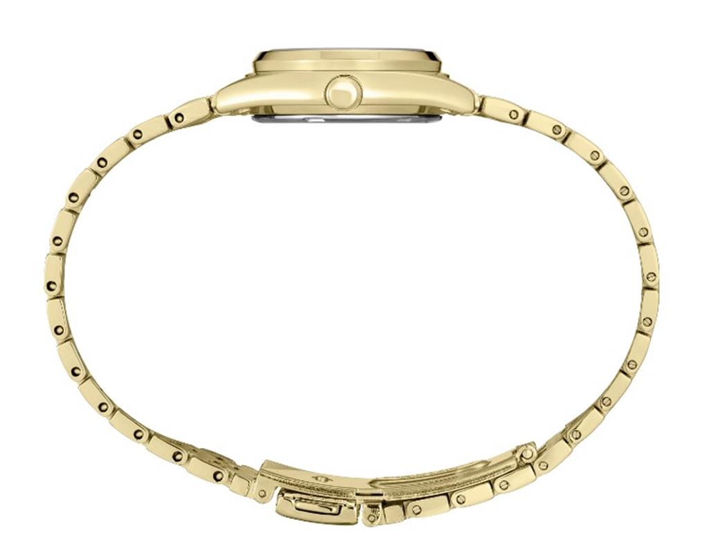 Yellow Stainless Steel White Arabic Dial Essentials Seiko Watch SUR440