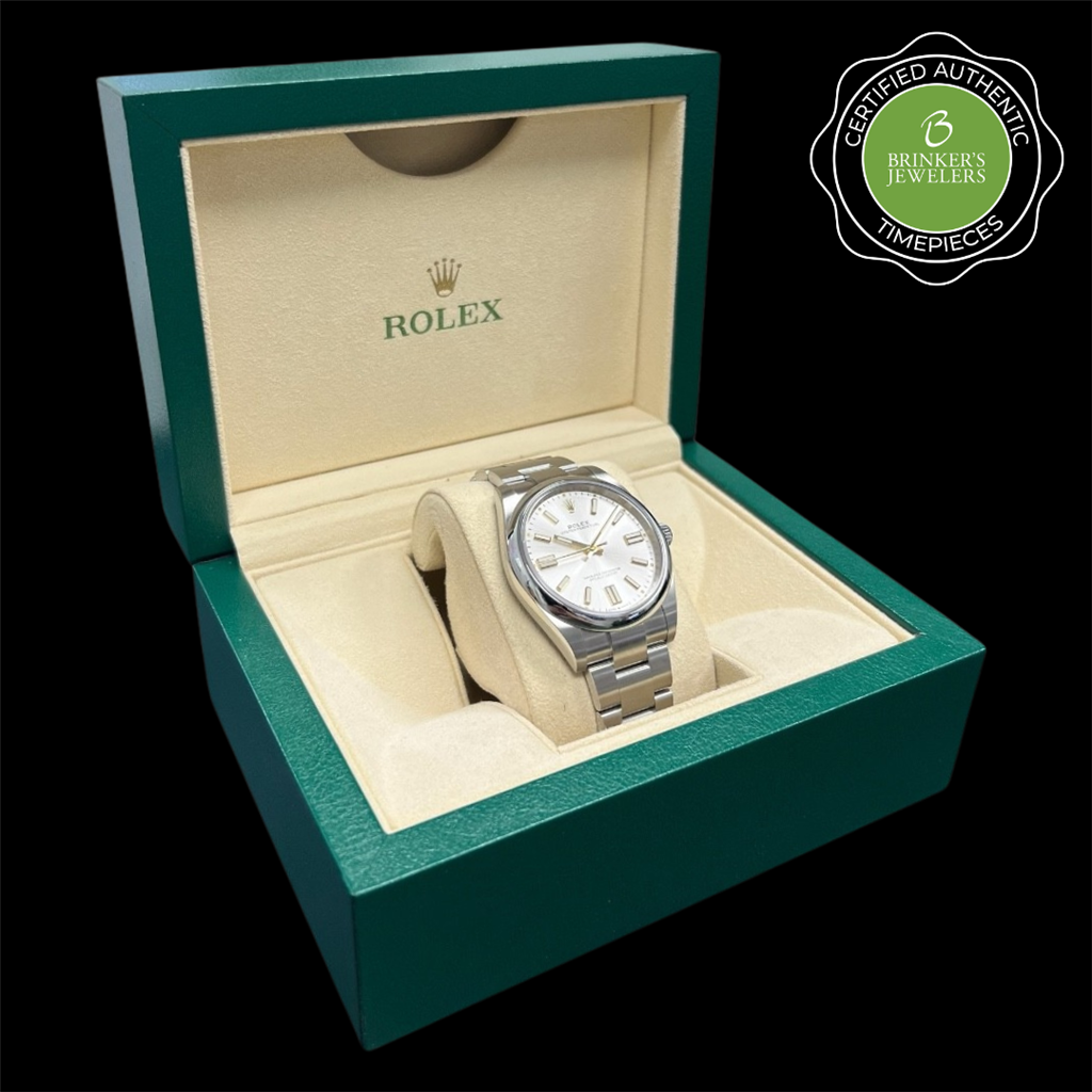 Certified Authentic Rolex Oyster Perpetual 41mm 124300 - in case