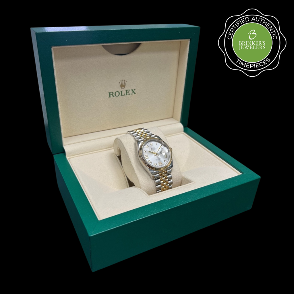 Certified Authentic Rolex Oyster Perpetual Datejust 36mm