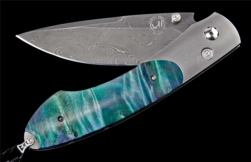 William Henry B12 BLUE BUCKEYE Pocket Knife