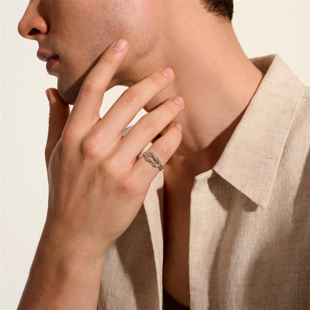 Sterling Silver & 14kt Yellow Gold Love Knot Ring