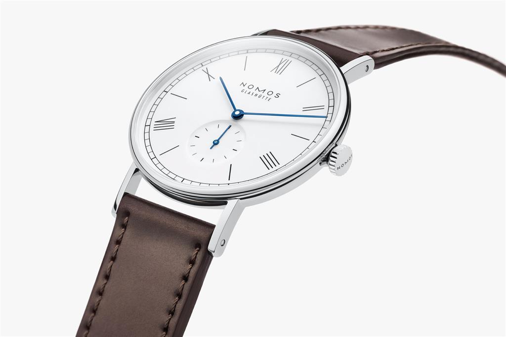 NOMOS Glashütte Ludwig 38 Enamel White 237 Manual Wind Watch