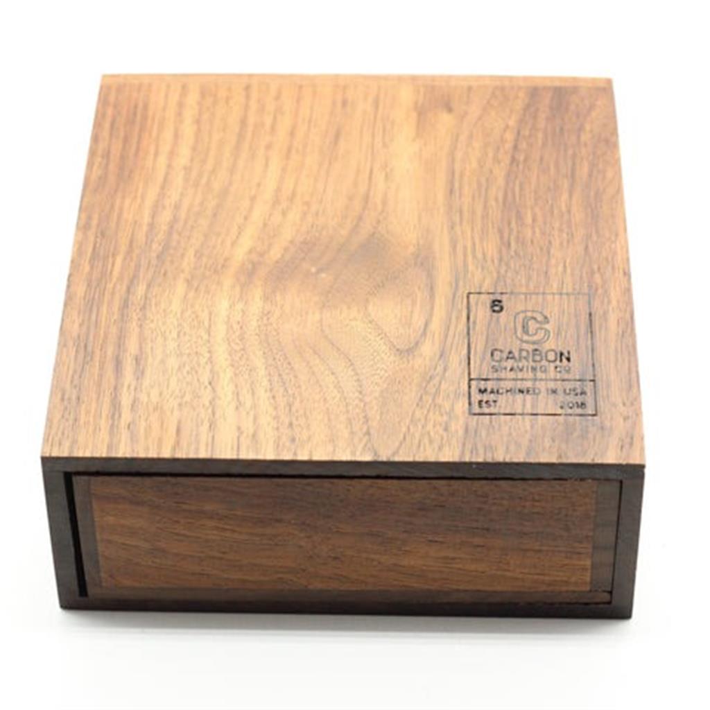 Stainless Steel Cx-316L Razor & Brush Gift Set with Wooden Box