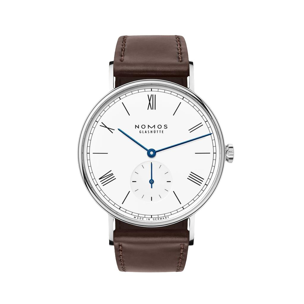 Ludwig 38 Enamel White 237 Manual Wind Watch