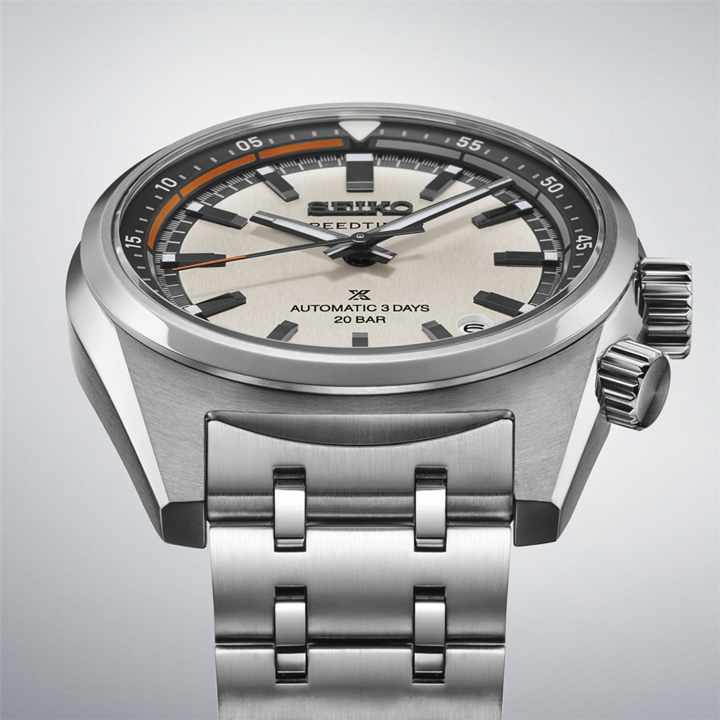 Seiko Prospex Speedtimer SPB513 Stainless Steel Silver Index Dial Watch