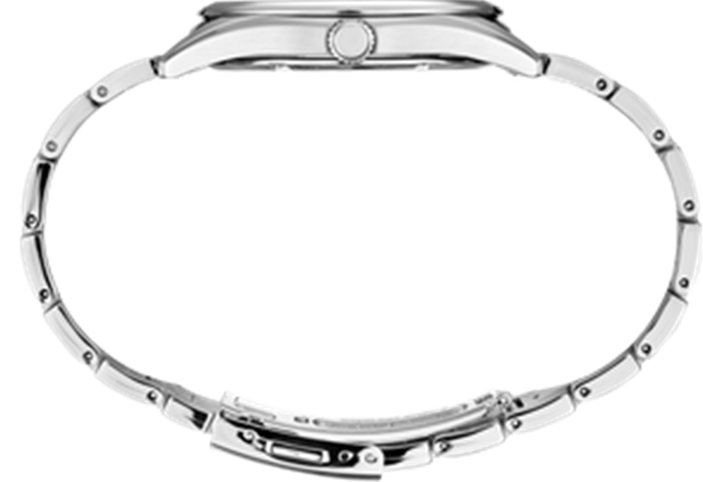 Essentials Stainless Steel Black Dial Quartz Watch – Model SUR309