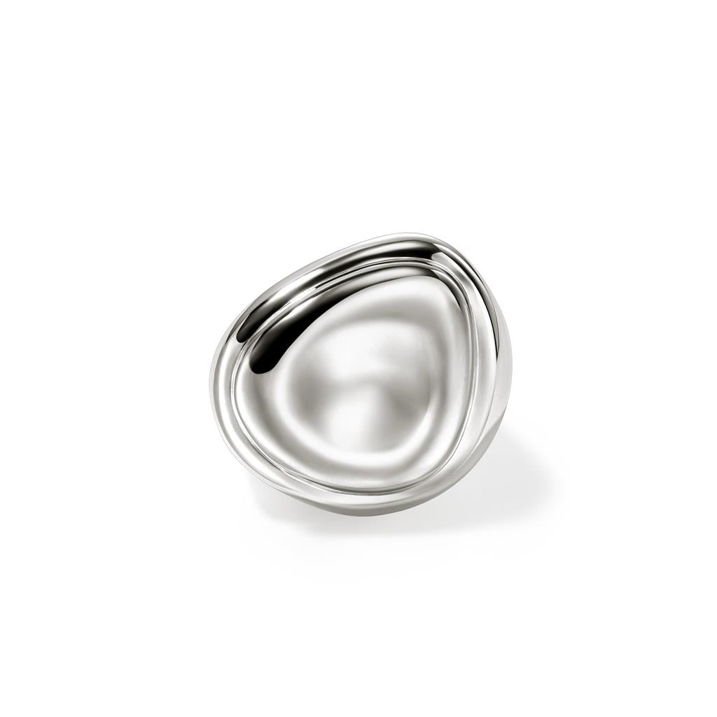 Sterling Silver Pebble Ring RB98746X7