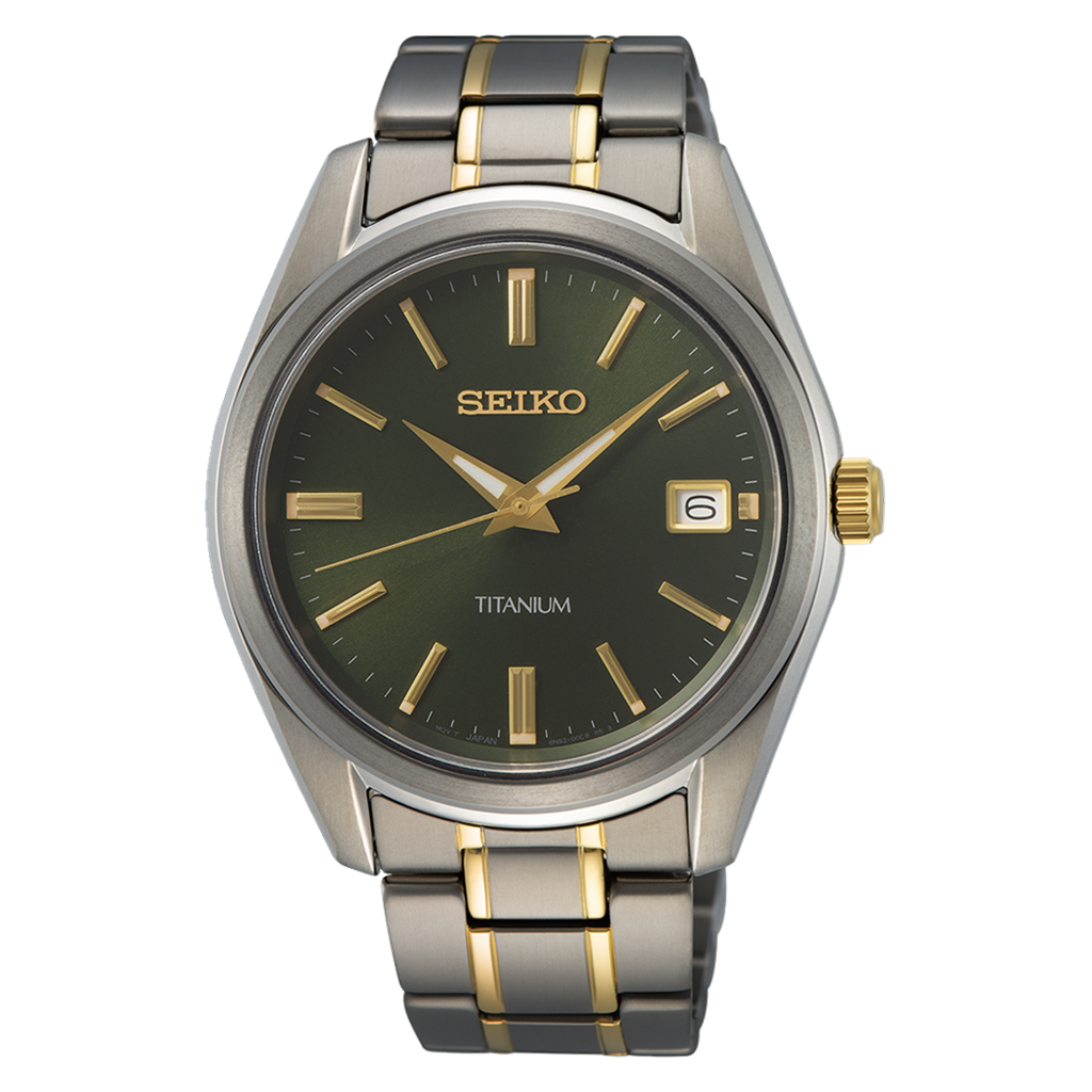Seiko Titanium Green Index Dial Essentials