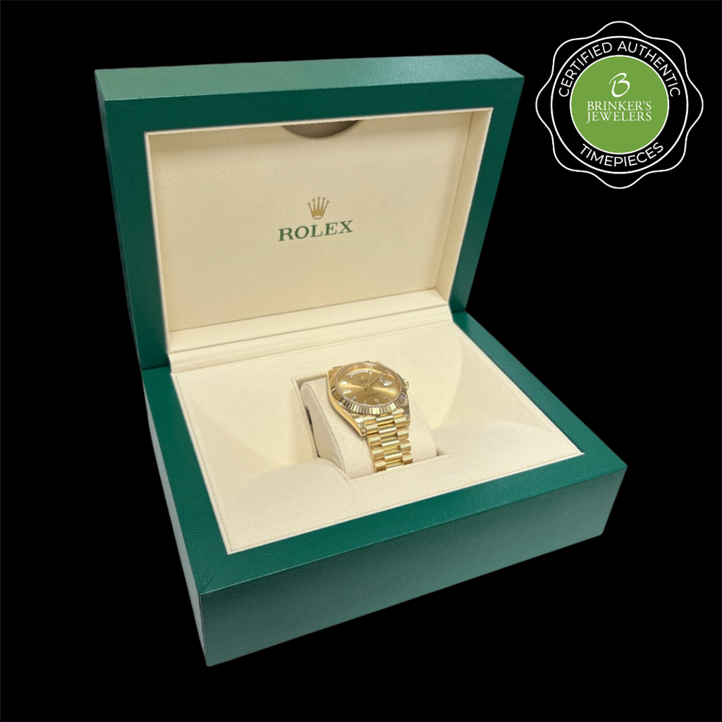 Certified Authentic Rolex Oyster Perpetual Day-Date 40