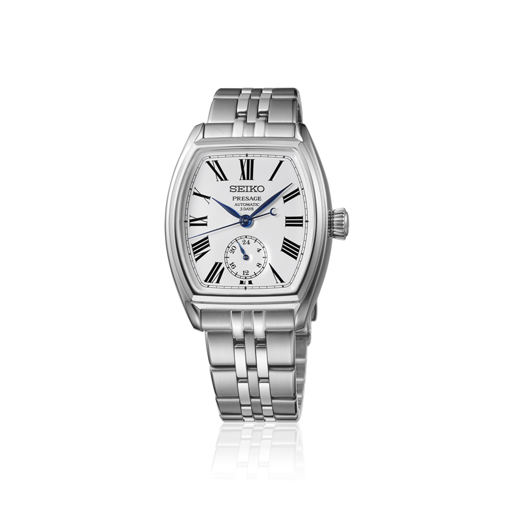 Presage SPB537 Stainless Steel White Roman Numeral Dial Automatic Watch