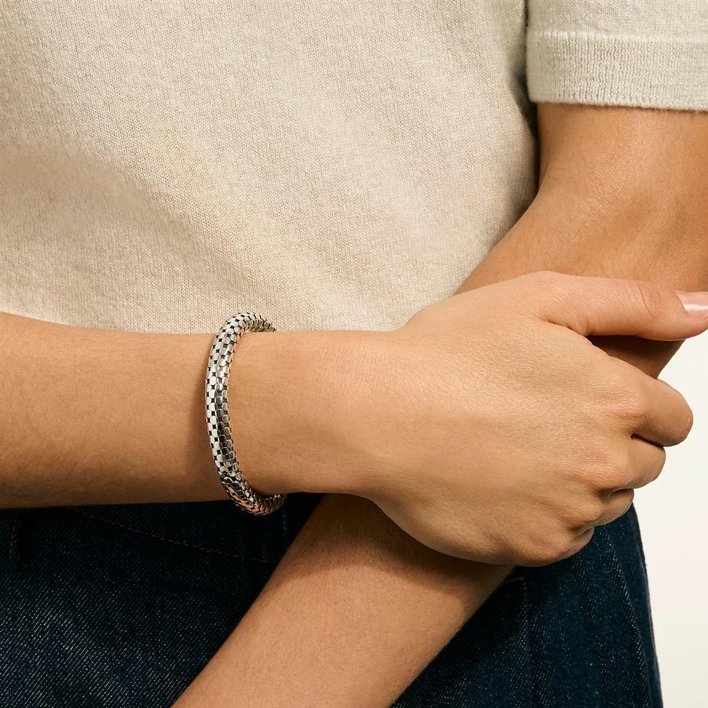 Dot Flex Cuff, Sterling Silver