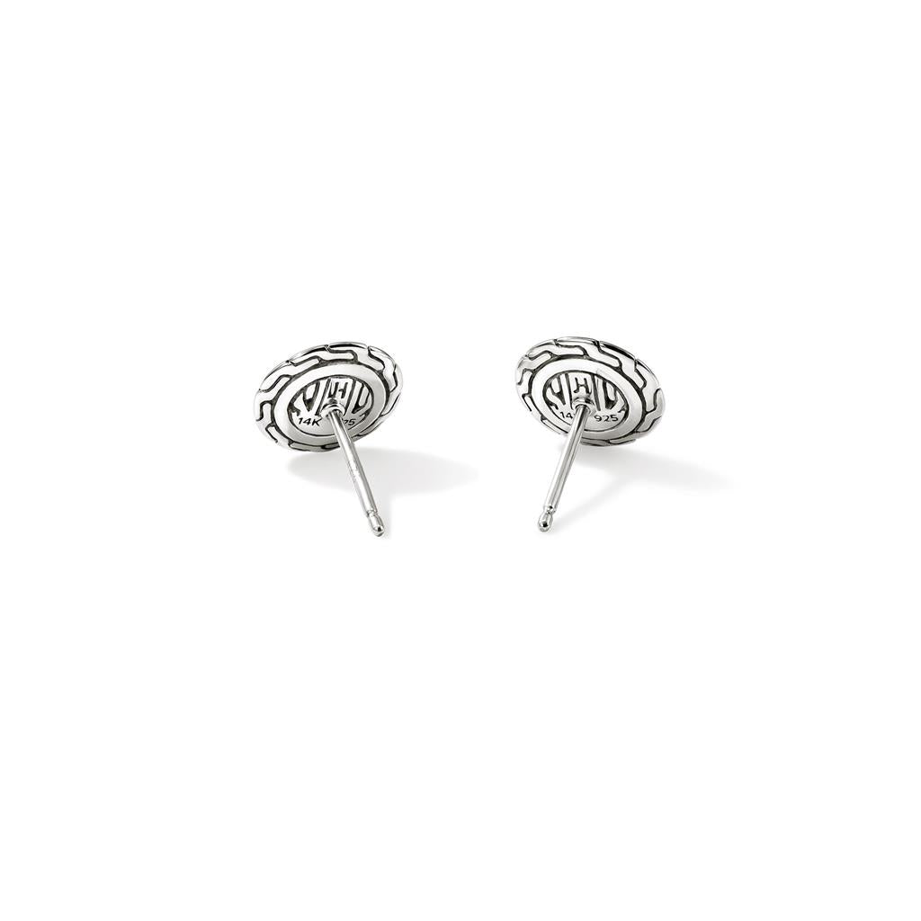 Sterling Silver & 14kt Yellow Gold 10mm Essential Stud Earrings EZZ98718