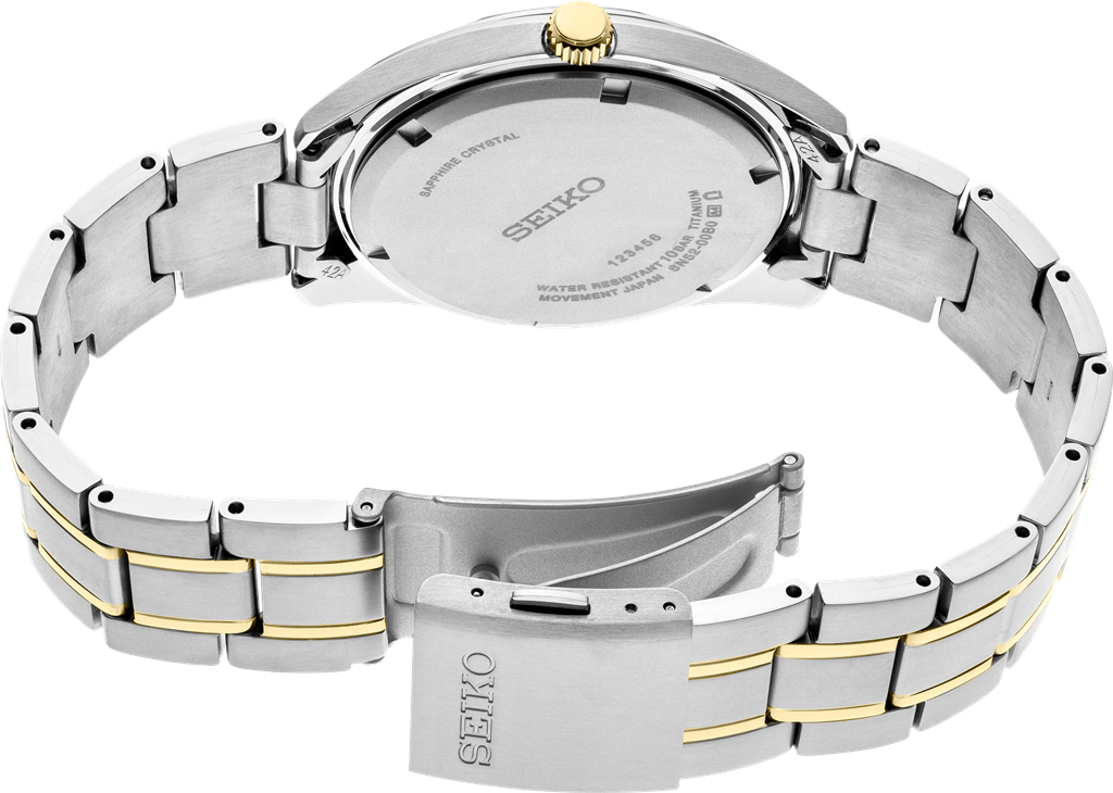 Seiko Essentials SUR377 Titanium Green Dial 40.2mm