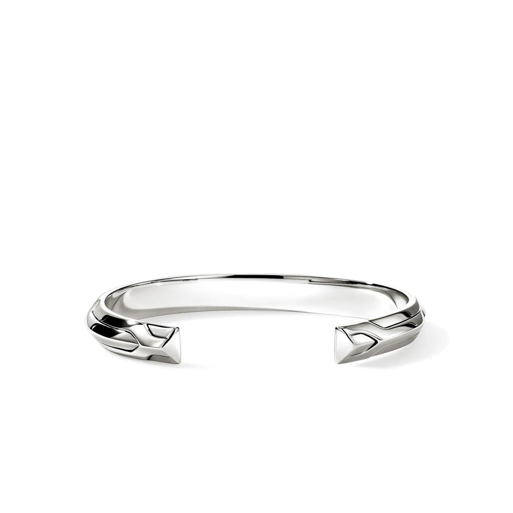 Sterling Silver 9mm Icon 50 Cuff Bracelet