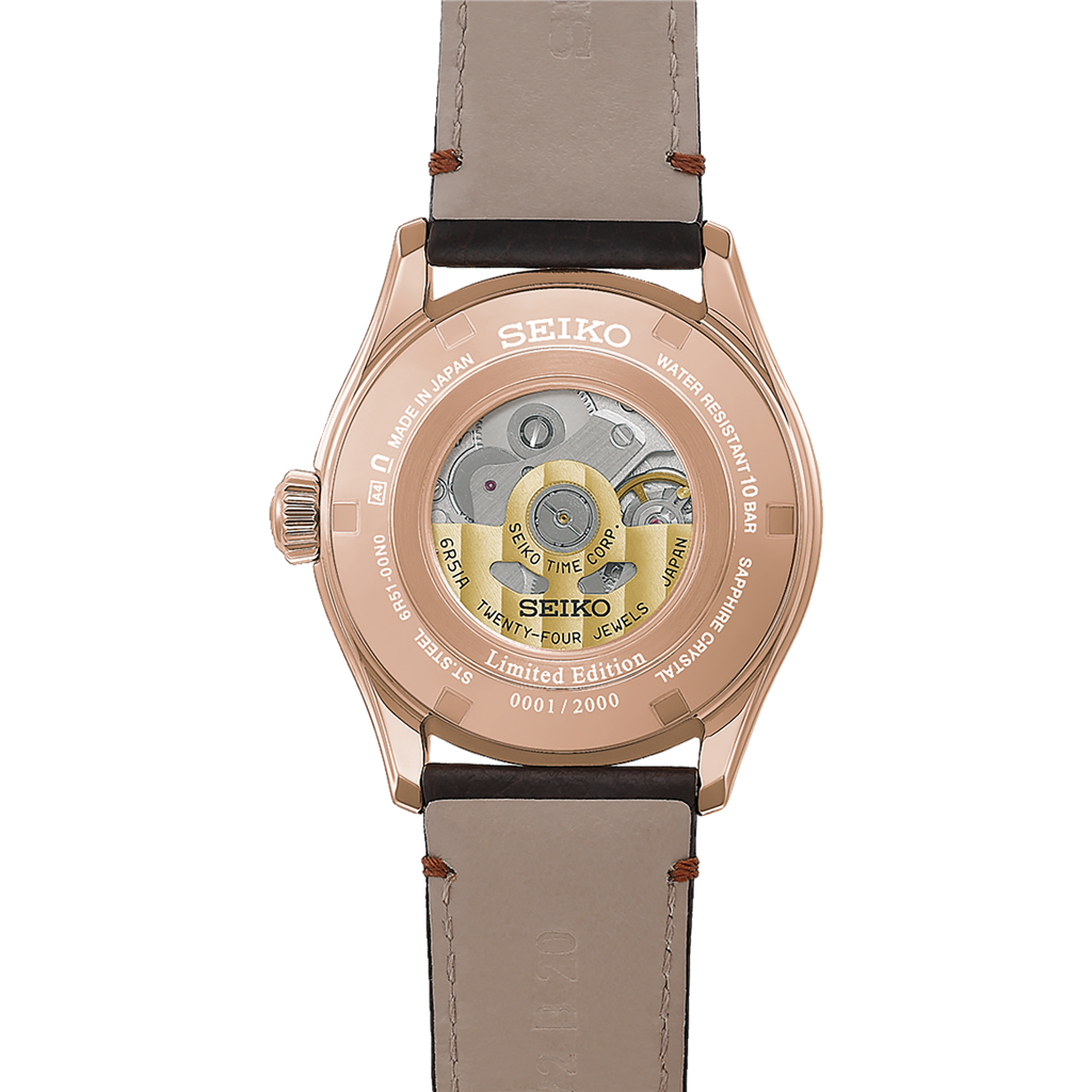 Presage Classic Series Stainless Steel Pink Gold White Dial Automatic Limited Edition Watch – HCC008