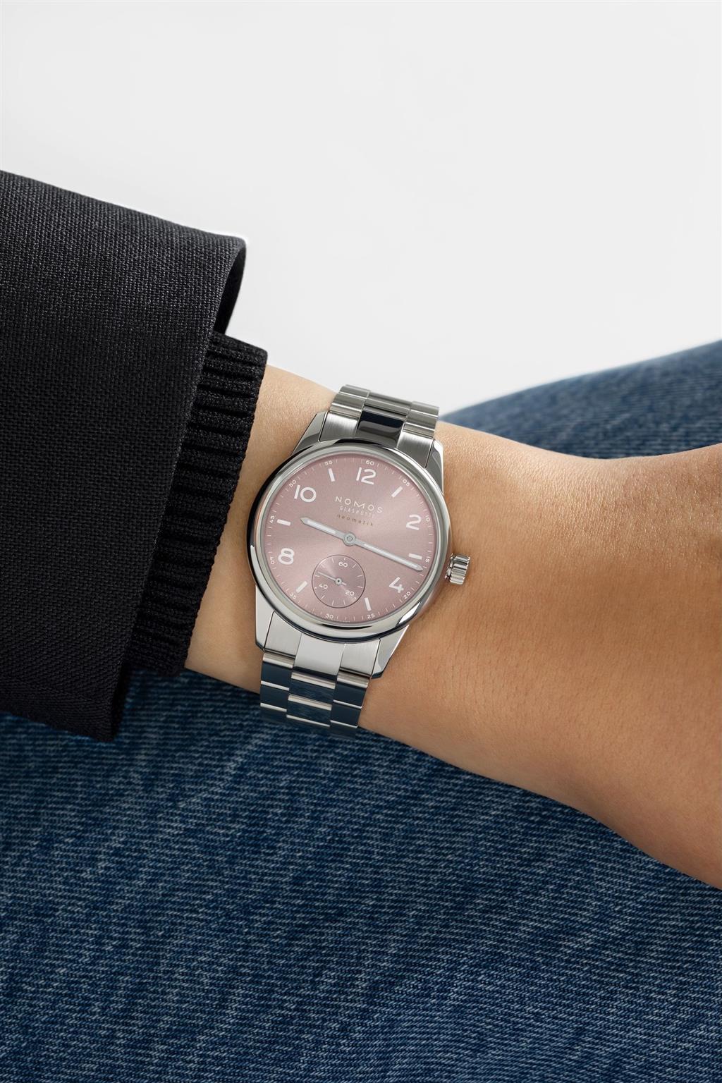 NOMOS Glashütte Club Sport Neomatik 34 Rosé 756 Automatic Watch