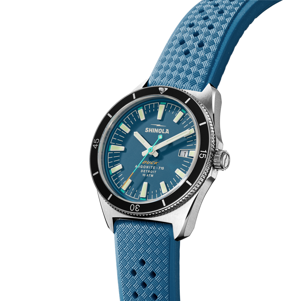 Shinola S0120301731 Duck Stainless Steel Blue Dial