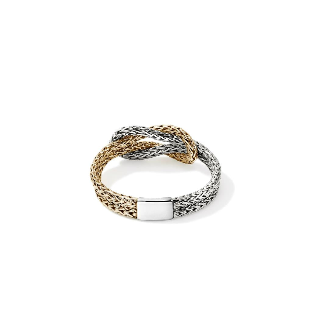Sterling Silver & 14kt Yellow Gold Love Knot Ring