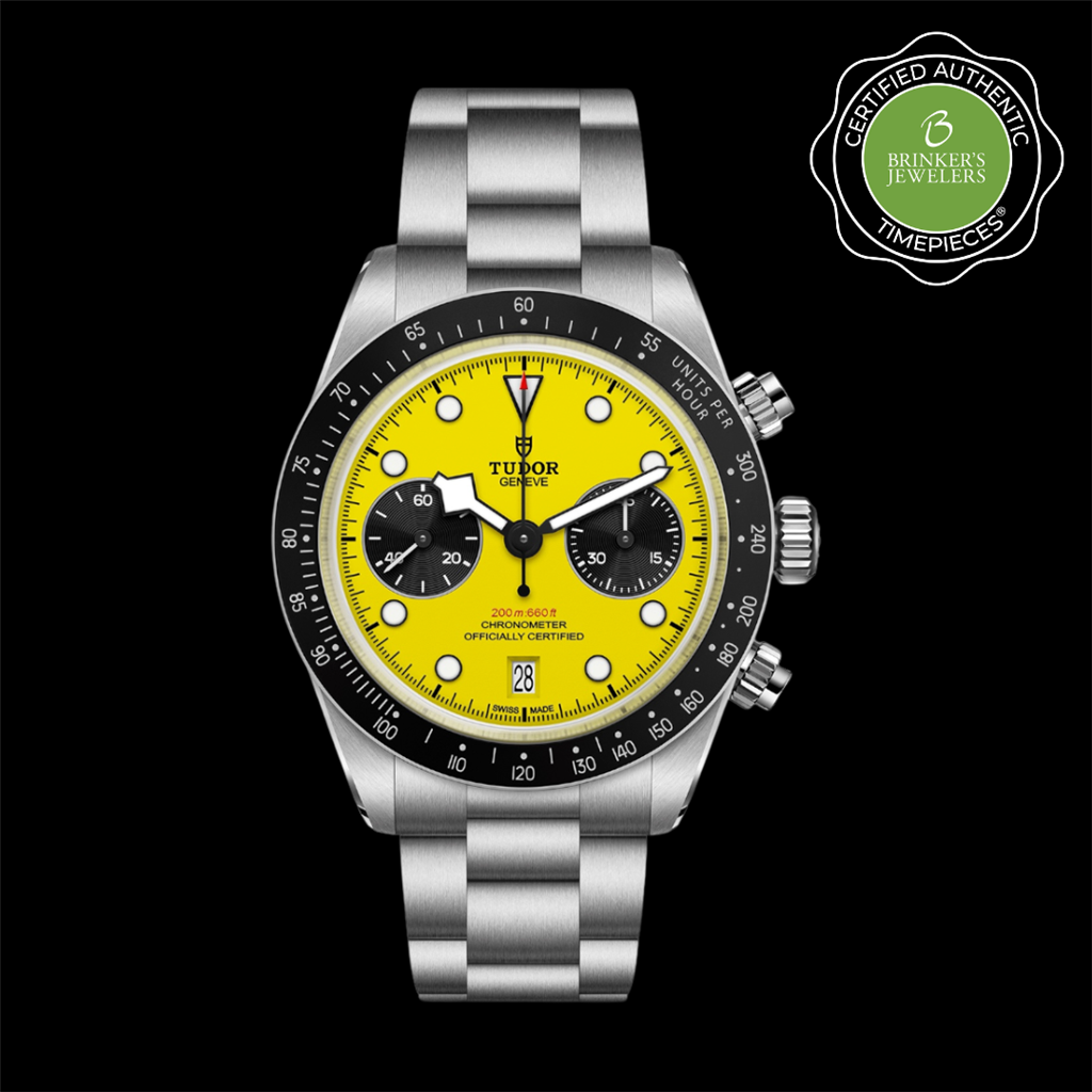 Certified Authentic Tudor Black Bay Chrono