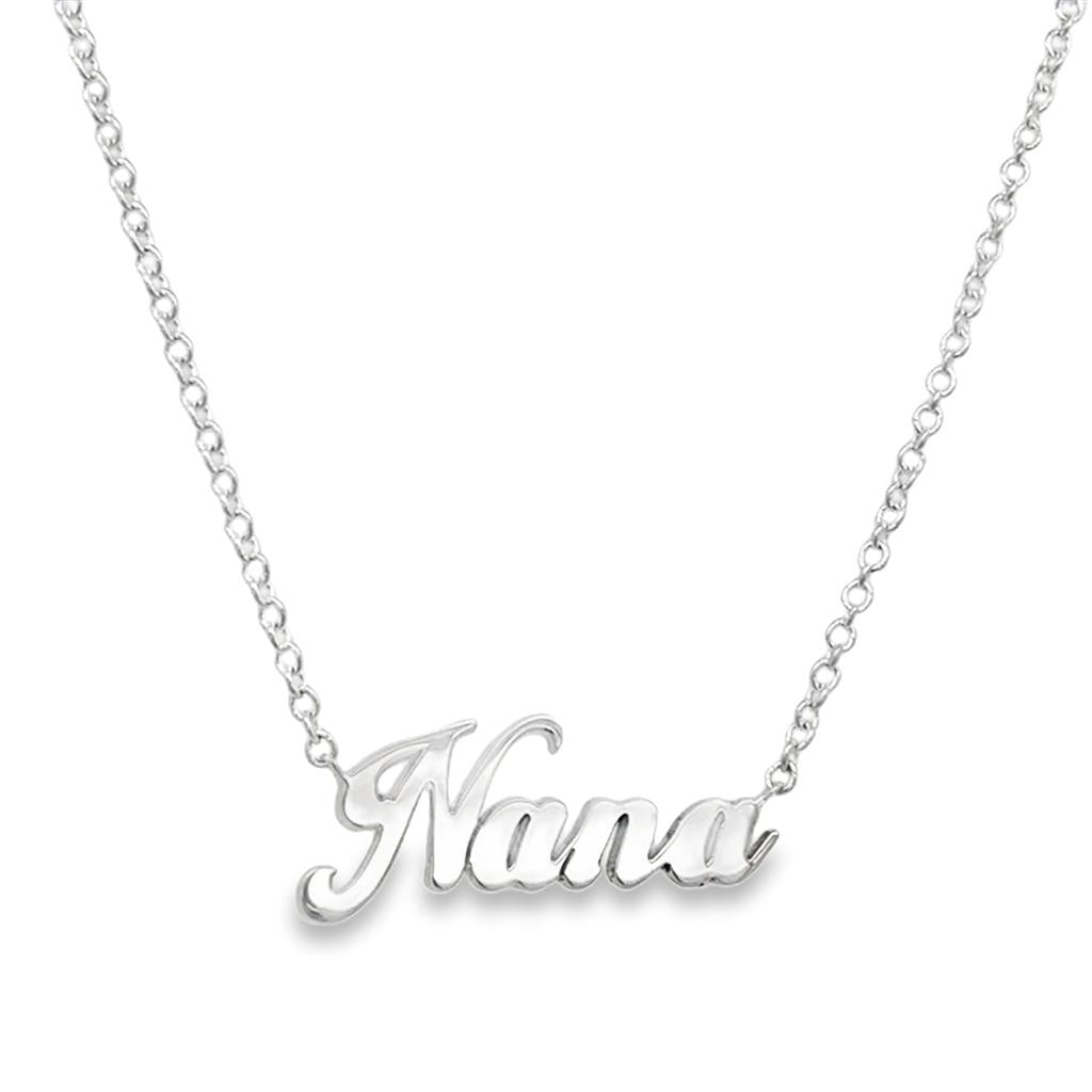Sterling Silver "Nana" Pendant Necklace