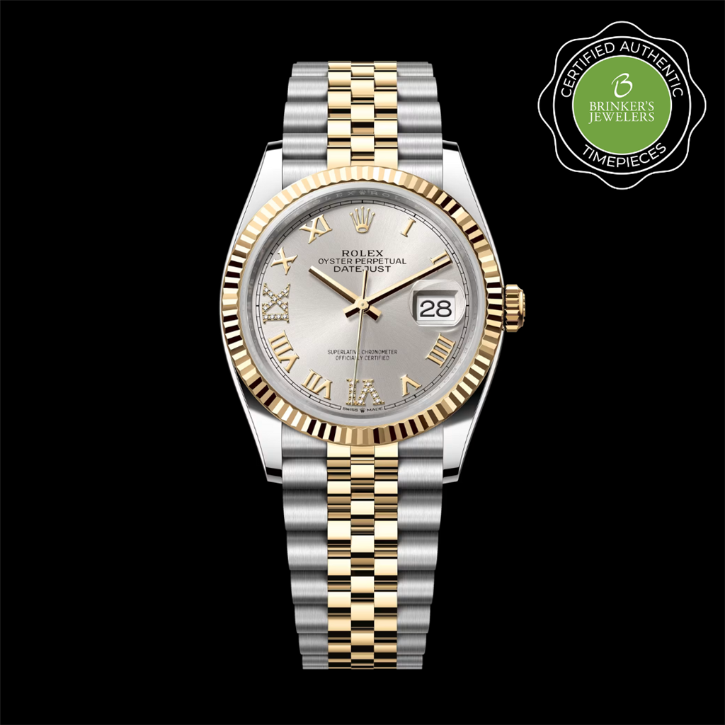 Certified Authentic Rolex Oyster Perpetual Datejust 36mm