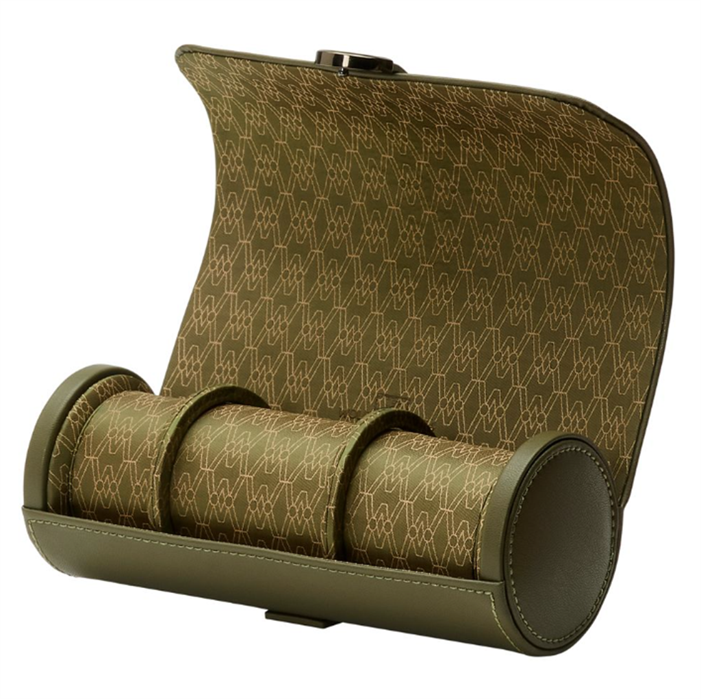 Wolf Earth Triple Watch Roll 190641 – Olive