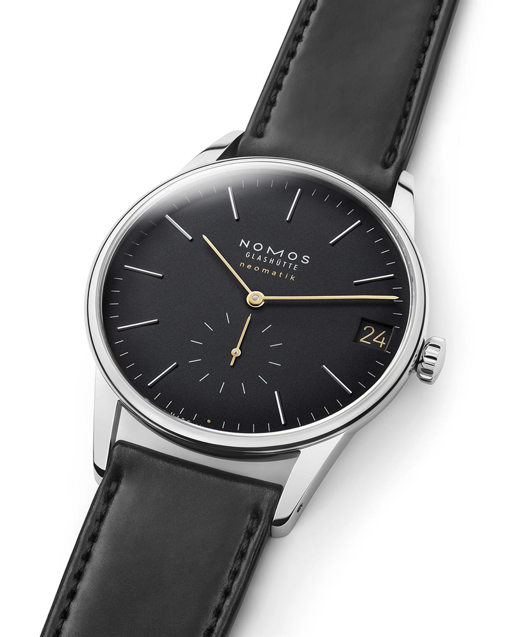 Nomos Glashütte 366 Orion Neomatik 41 Date New Black Watch