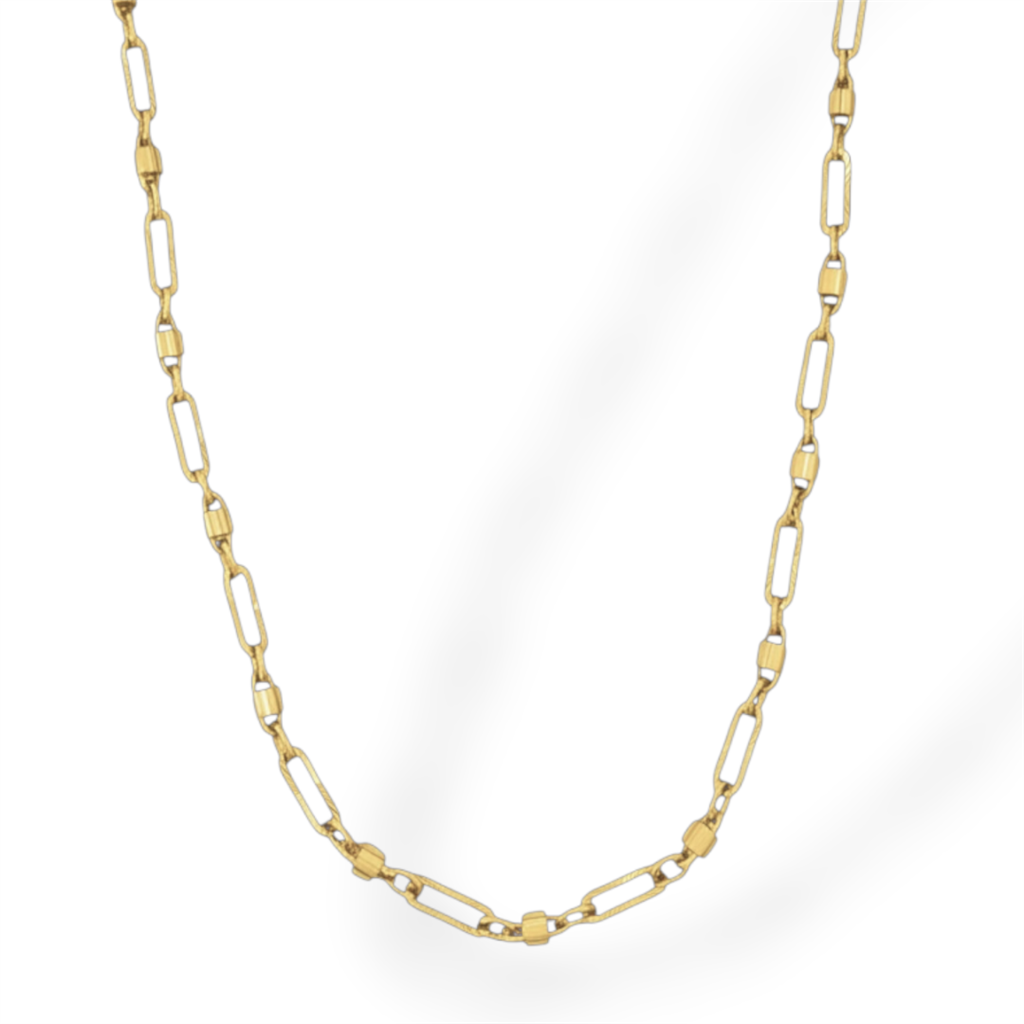 14K Yellow Gold Link Chain Necklace
